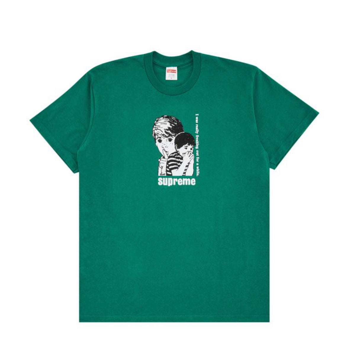 Supreme Freaking Out Light Pine Tee