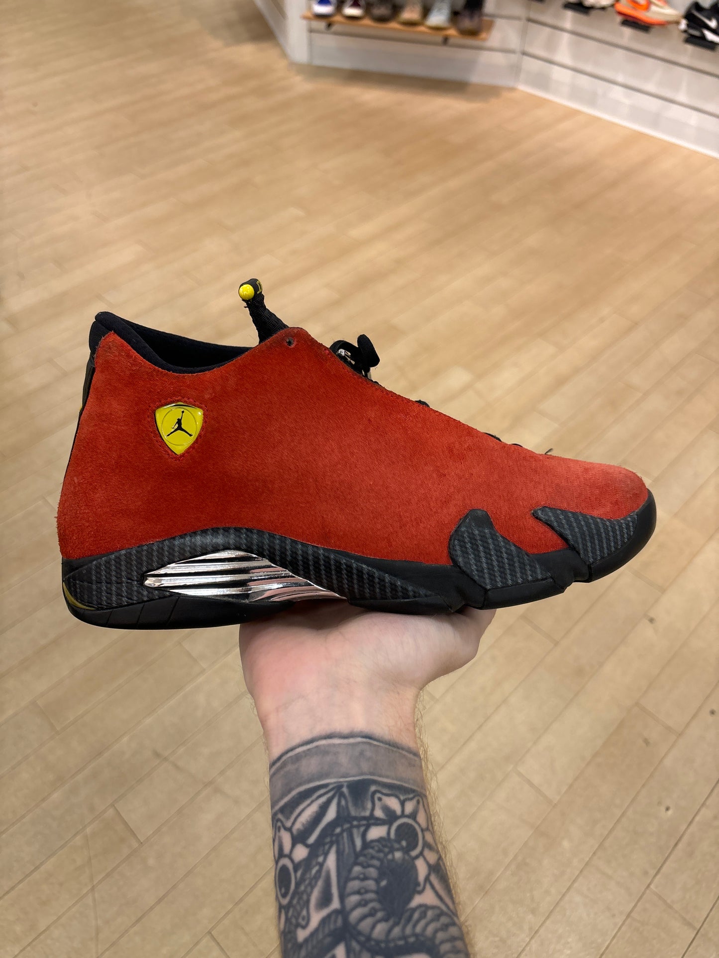 Jordan 14 Ferrari (Used) No Box