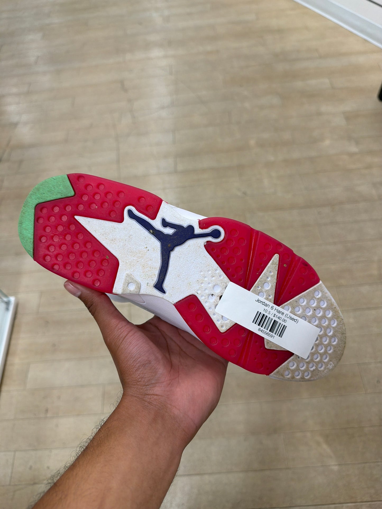 Jordan 6 Hare (Used)