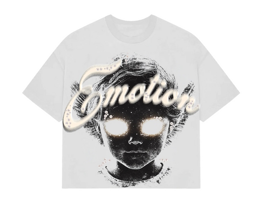Mixed Emotion White Pearl Tee