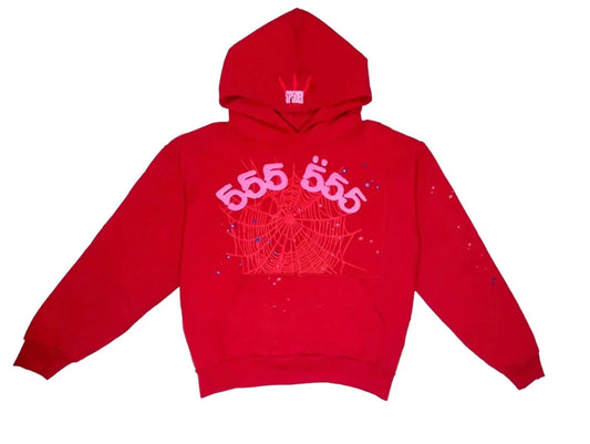 Sp5der Red Angel 555 Hoodie