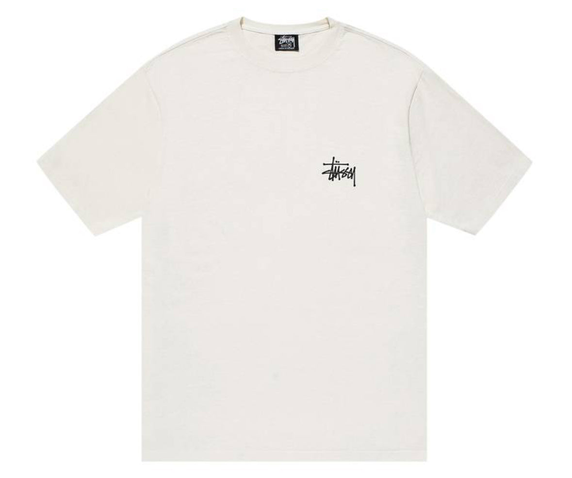 Stussy Pigment Dyed Cream Tee