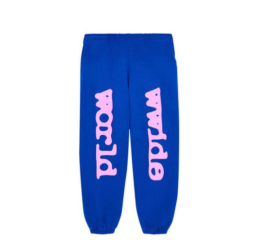 Sp5der Beluga Sweatpants Blue