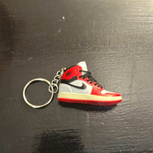 Jordan 1 Vintage Chicago Keychain