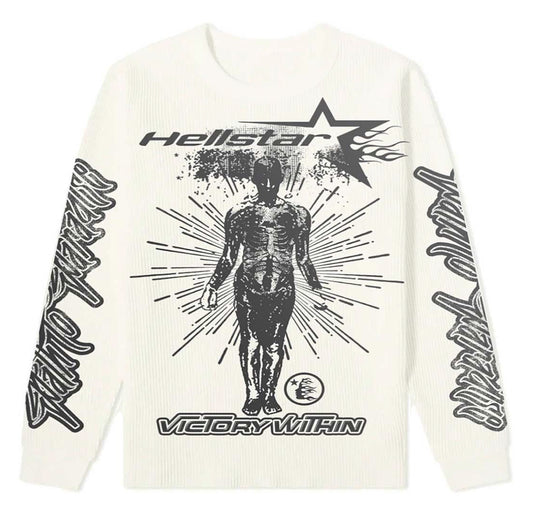 Hellstar Thermal Long Sleeve White