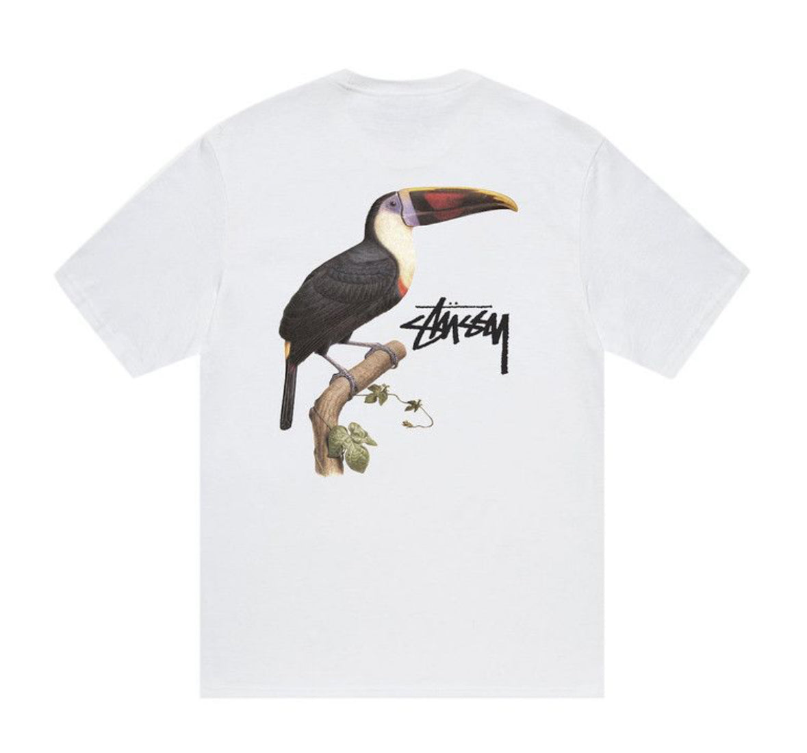 Stussy Toucan White Tee