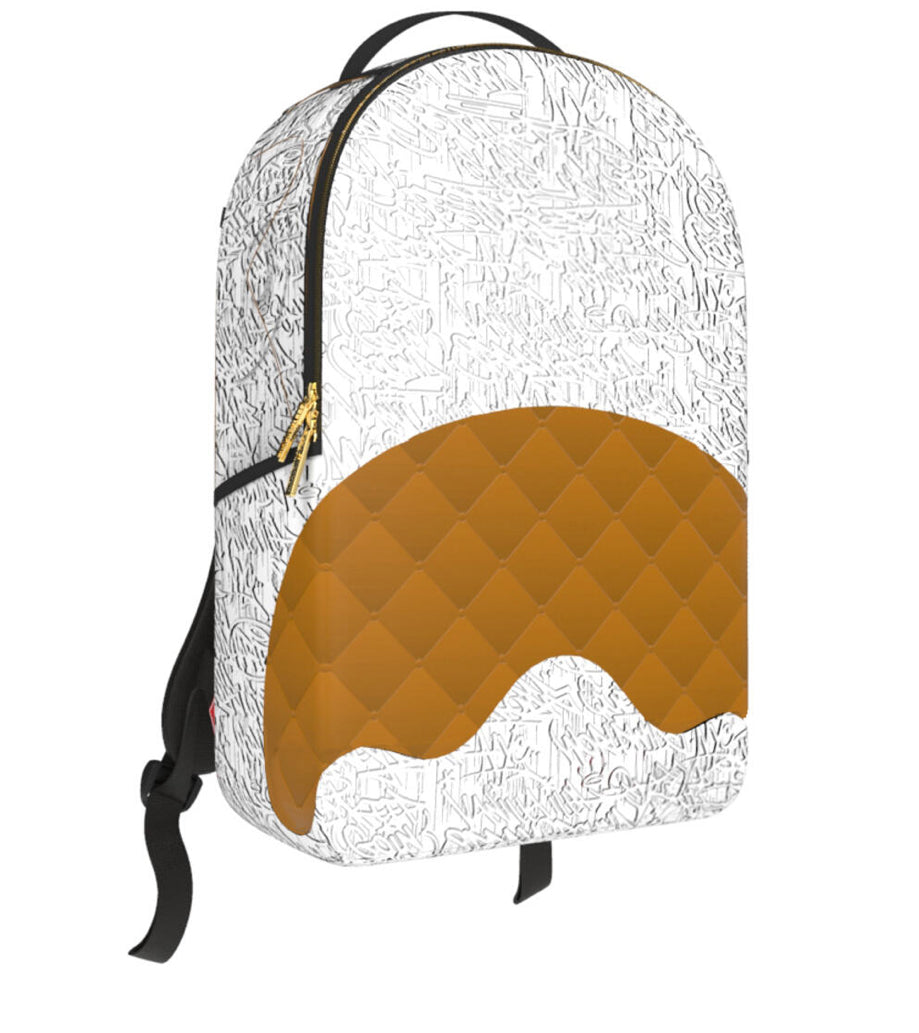 Spray Ground Paris Embossed Cognac Backpack