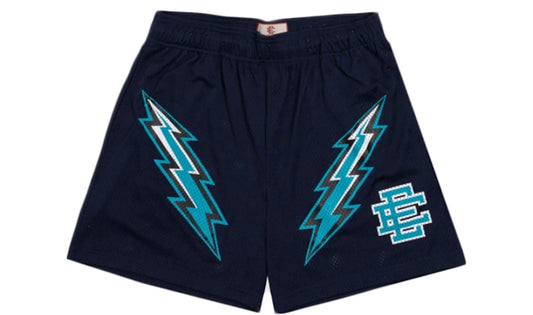 Eric Emanuel Bolt Navy/Teal Shorts