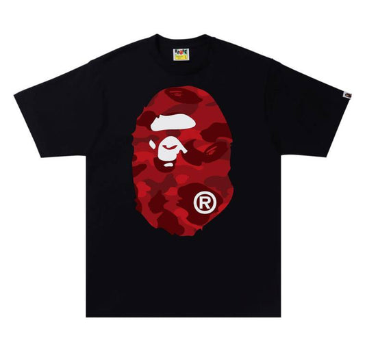 BAPE Big Ape Head Black/Red Tee