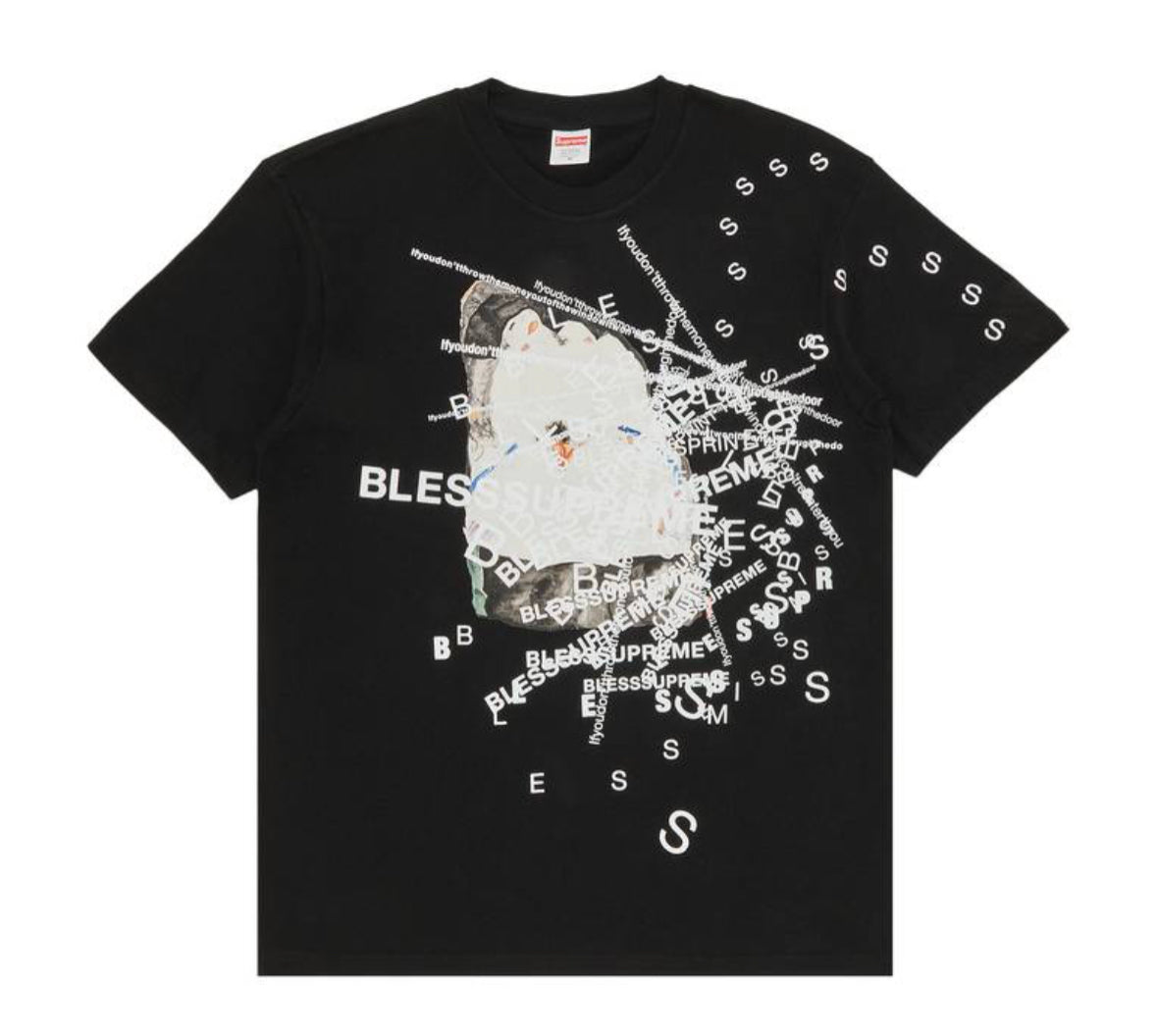 Supreme X Bless Observed in A Dream Tee Black