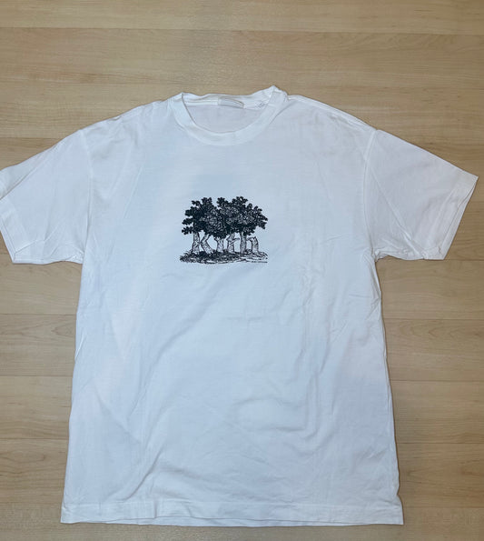 Kith Spelled out Trees White Tee