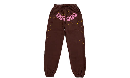 Sp5der 555 Brown Sweatpants