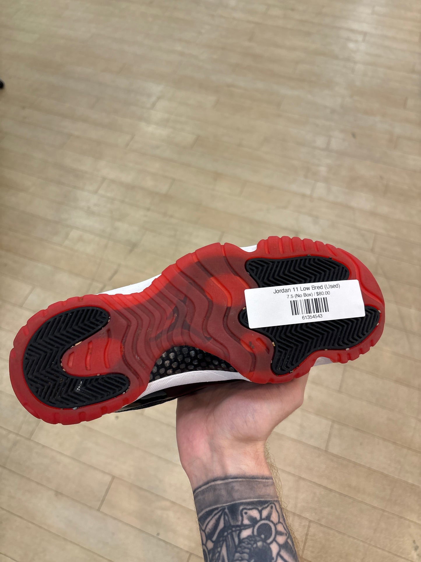 Jordan 11 Low Bred (Used)