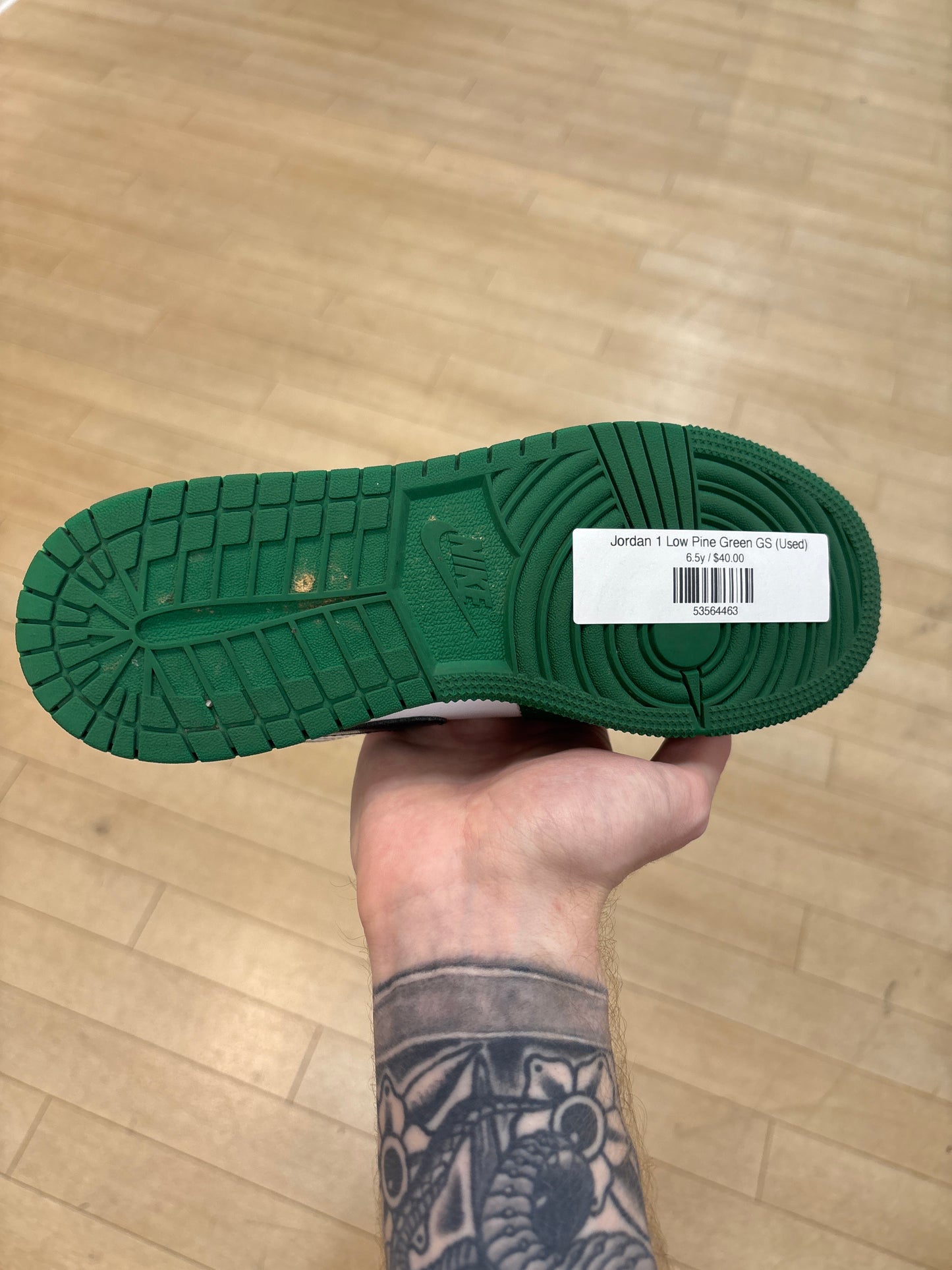 Jordan 1 Low Pine Green GS (Used)