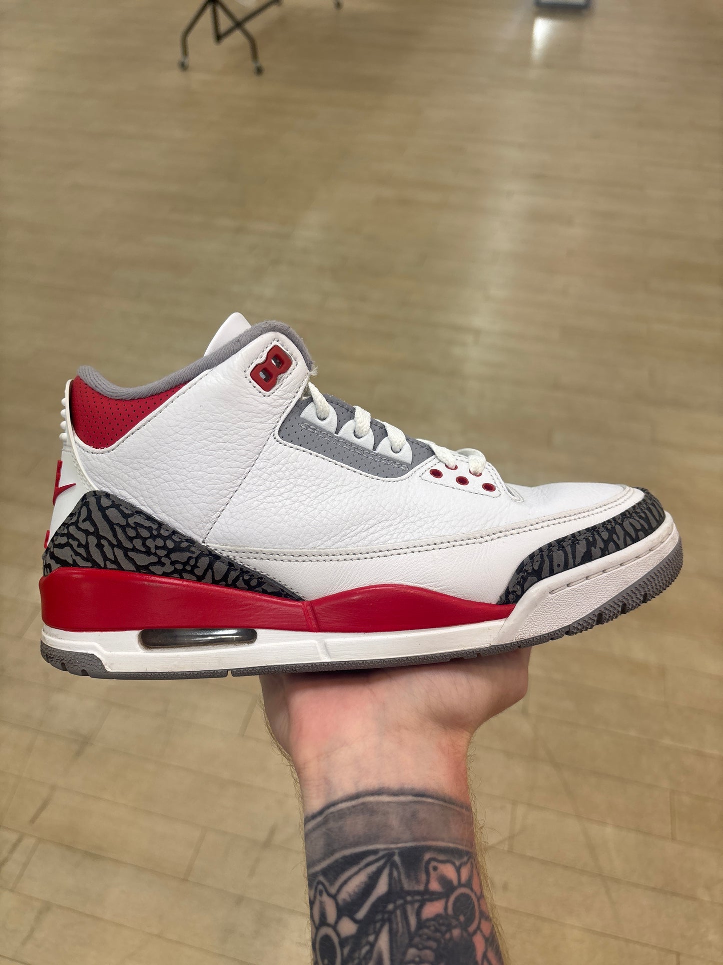 Jordan 3 Fire Red (Used)