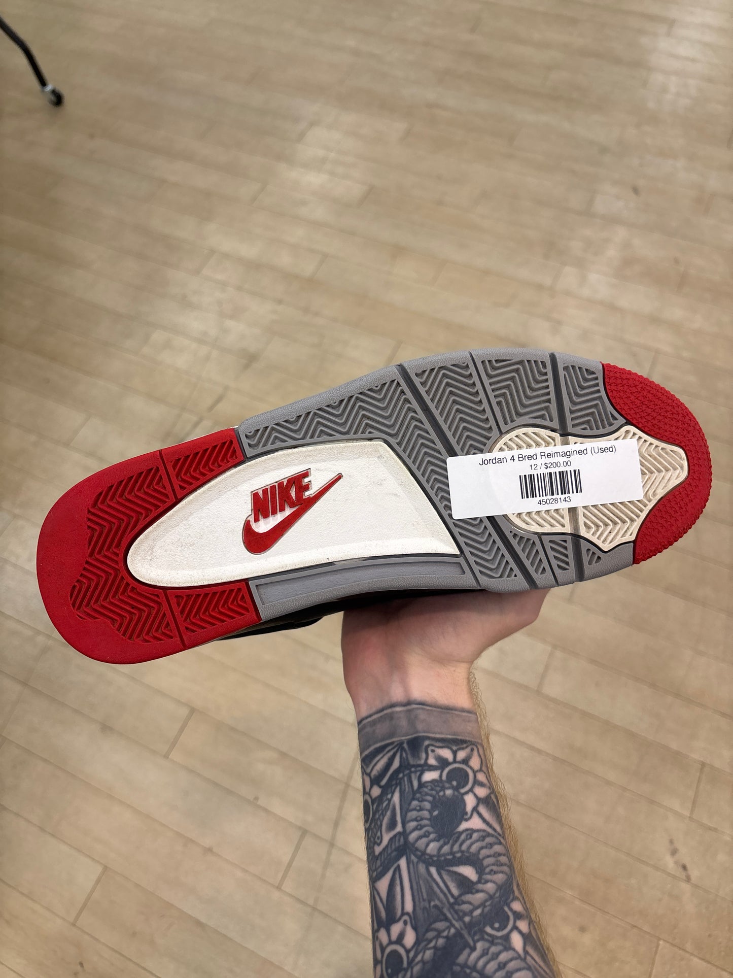 Jordan 4 Bred Reimagined (Used)