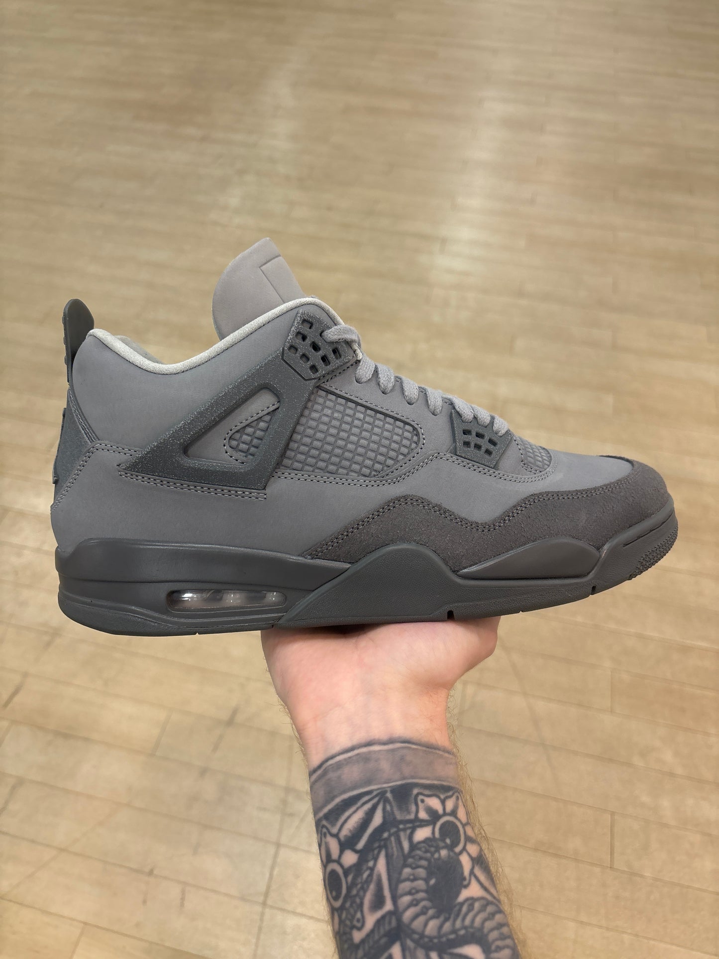 Jordan 4 Wet Cement (Worn Once)