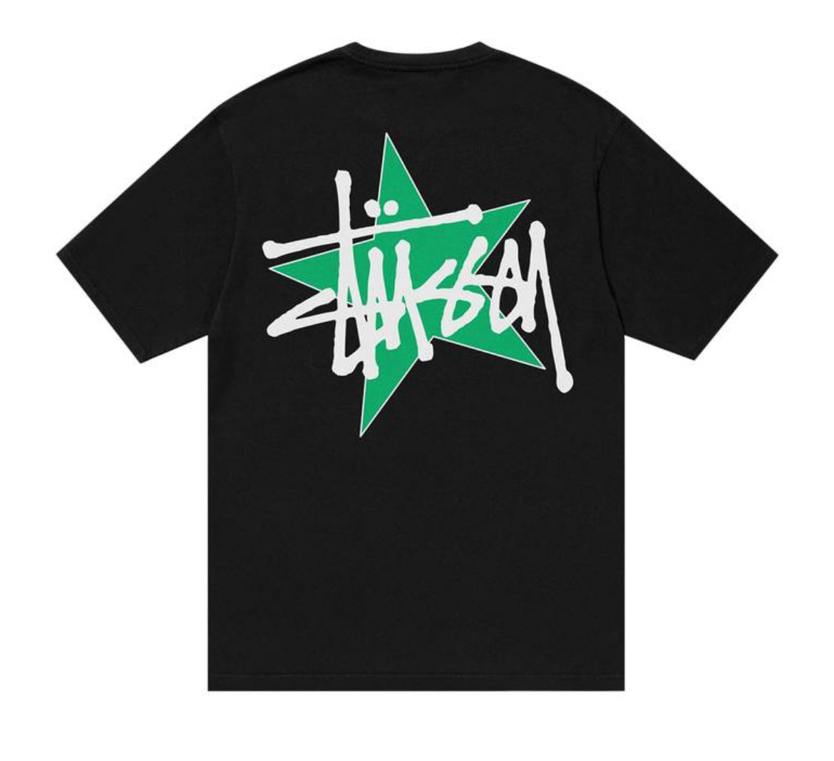 Stussy Star Tee Green