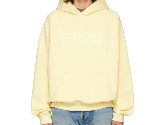 Essentials Hoodie Yellow Raglan