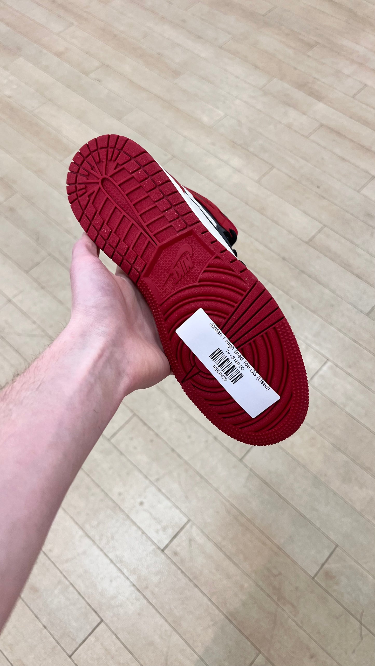 Jordan 1 High Bred Toe GS (Used)
