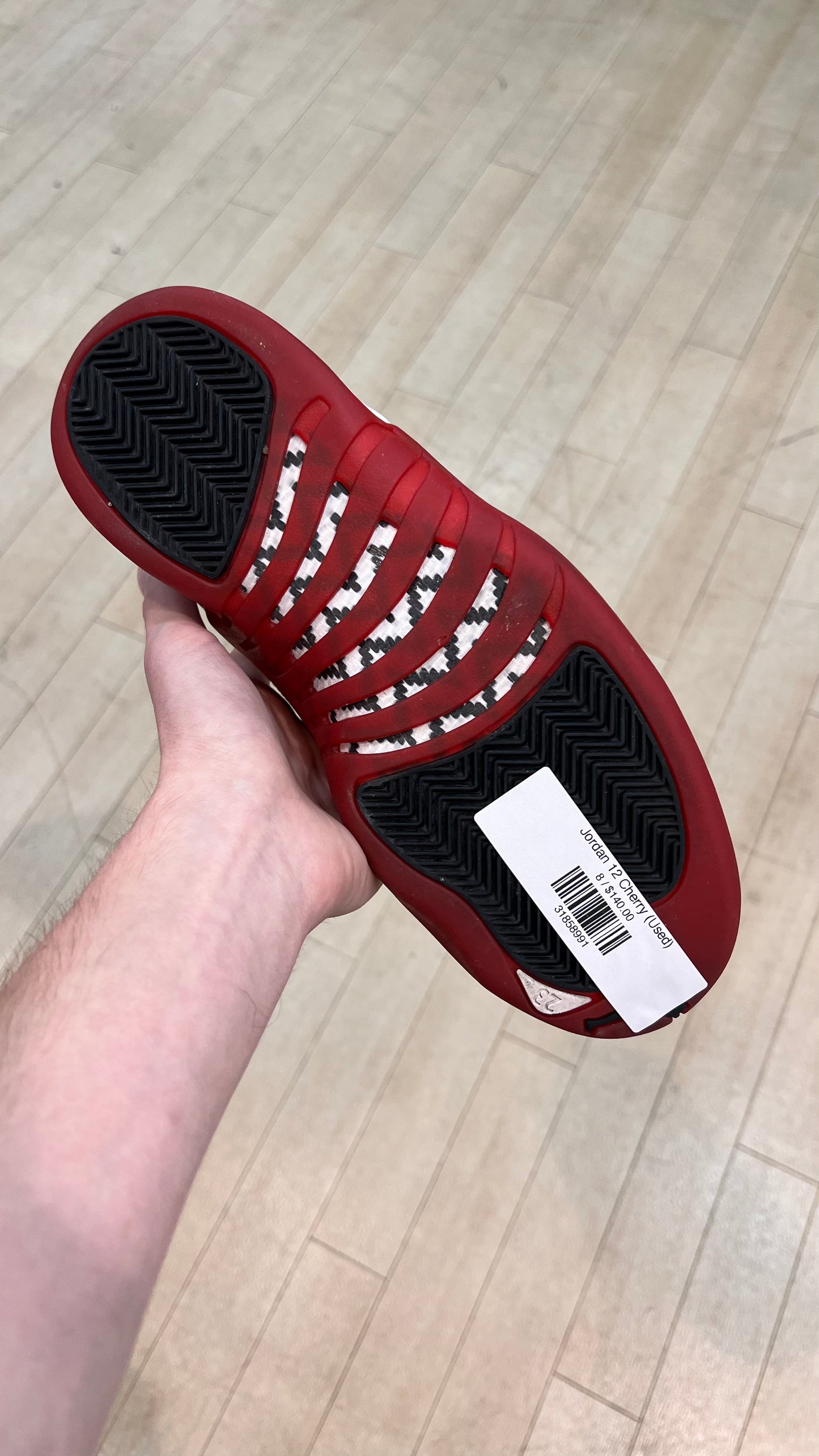 Jordan 12 Cherry (Used)