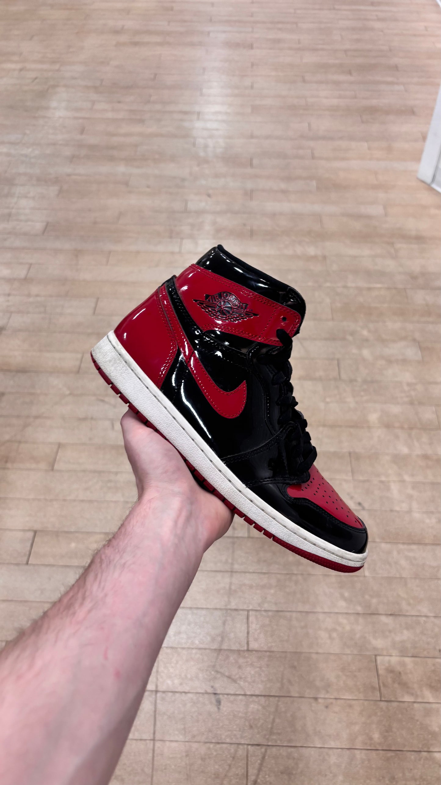Jordan 1 High Patent Bred (Used)