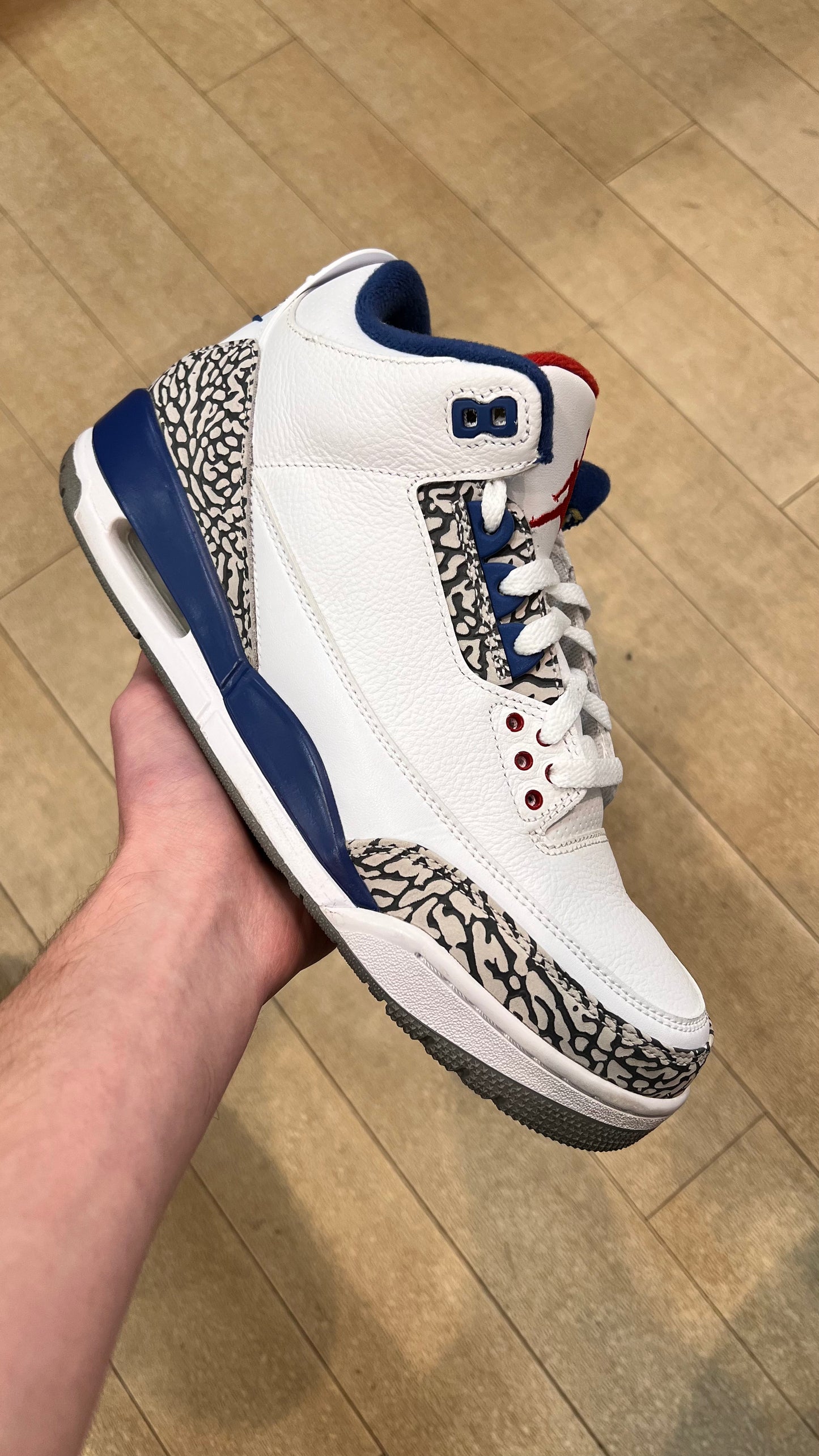 Jordan 3 True Blue (Used)