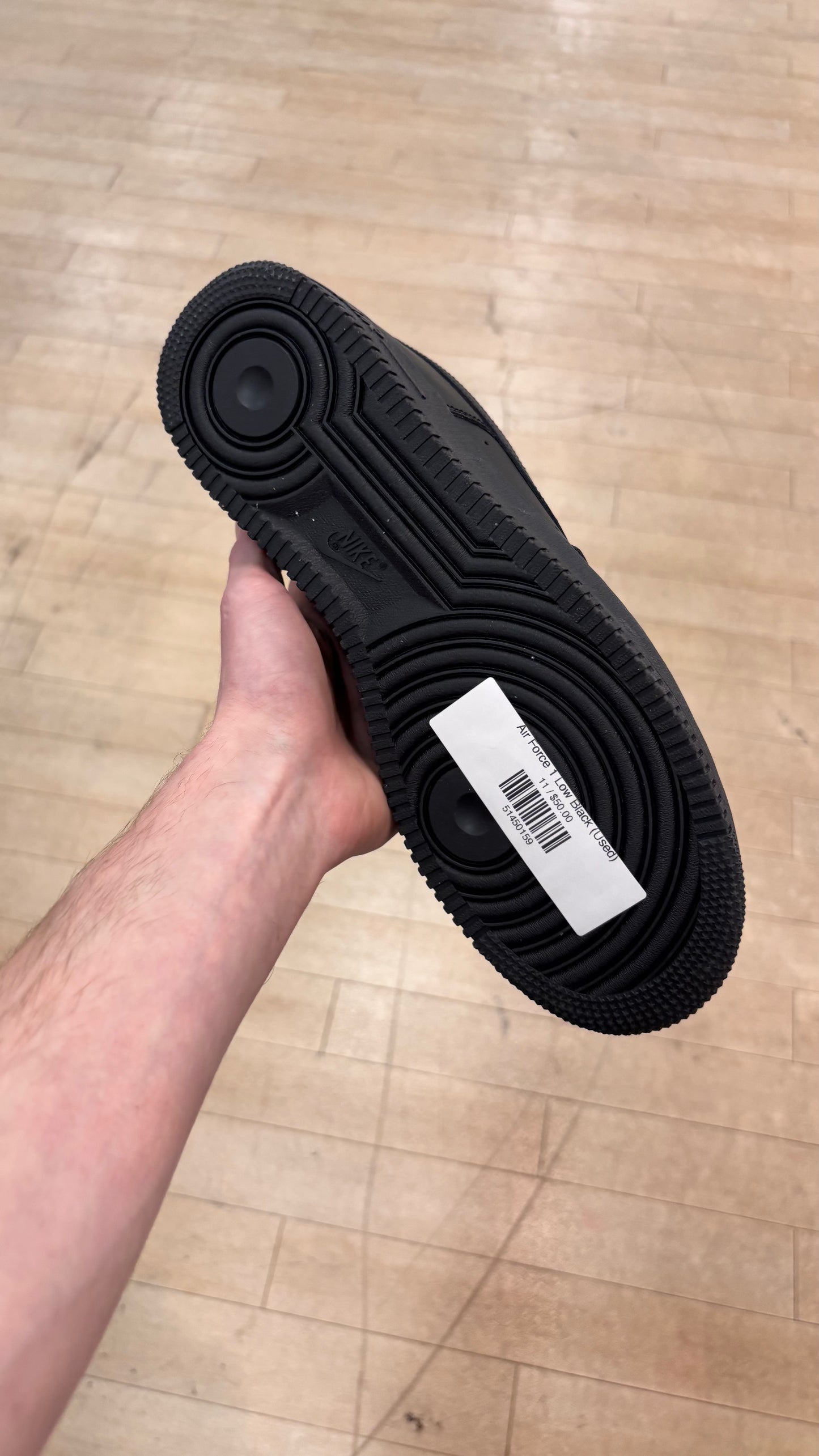 Air Force 1 Low Black (Used)