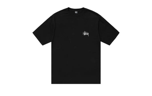 Stussy Basic Pigment Dyed Black Tee