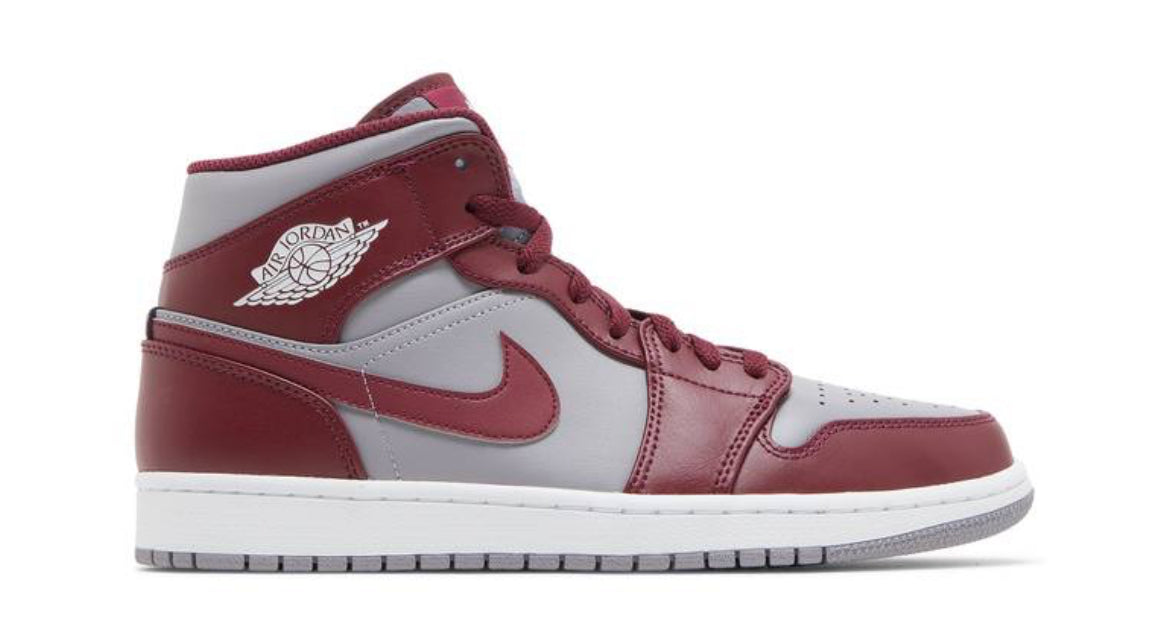 Jordan 1 Mid Cherrywood Red (Used) No Box