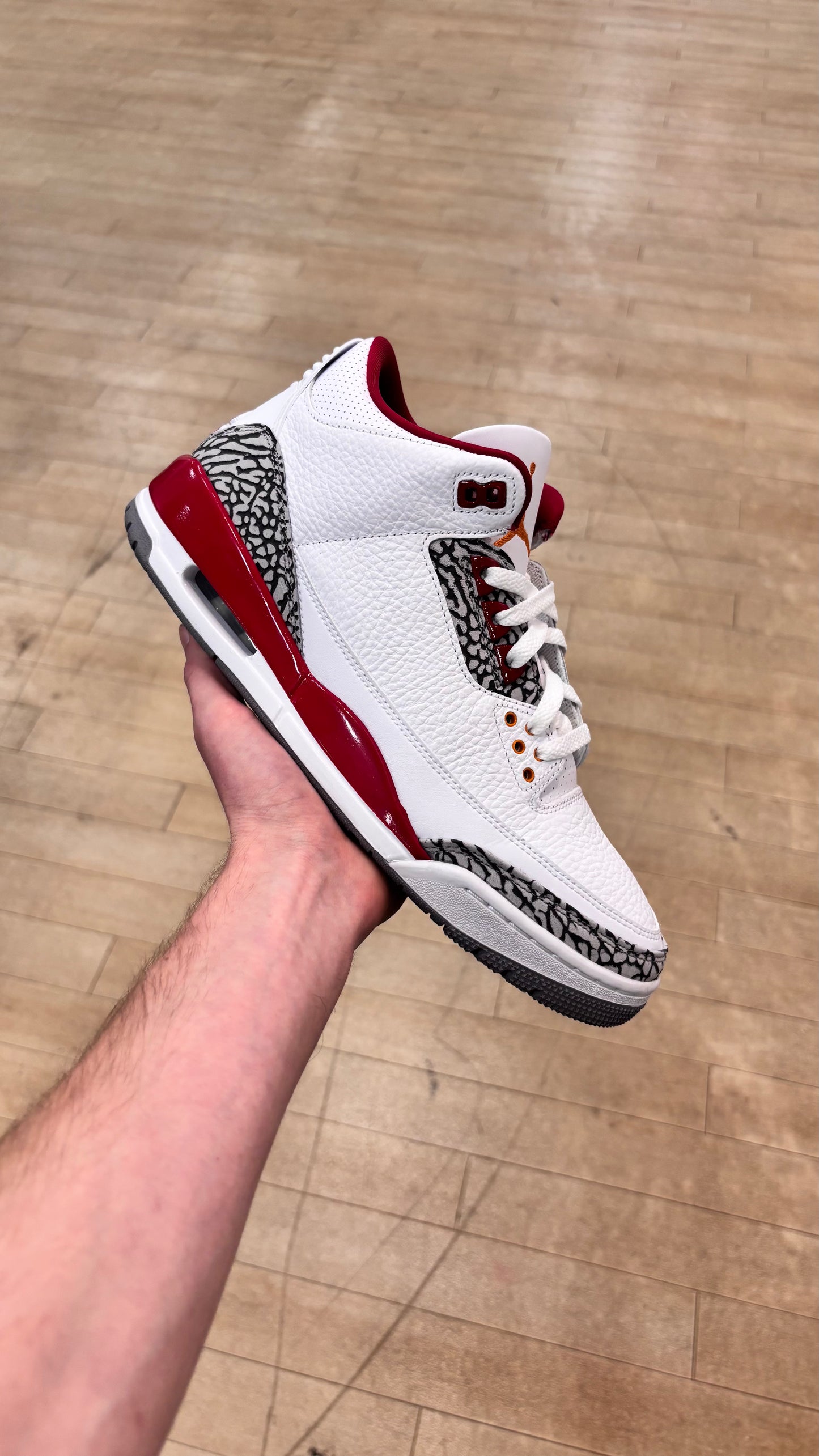 Jordan 3 Cardinal (Used)