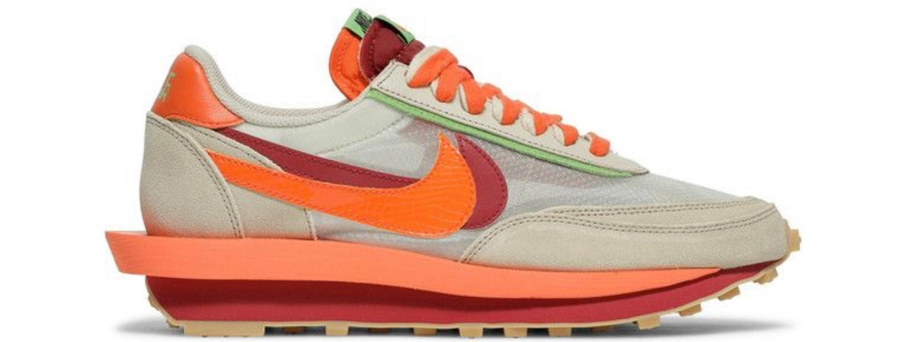 Nike Sacai Waffle x Clot Orange Blaze