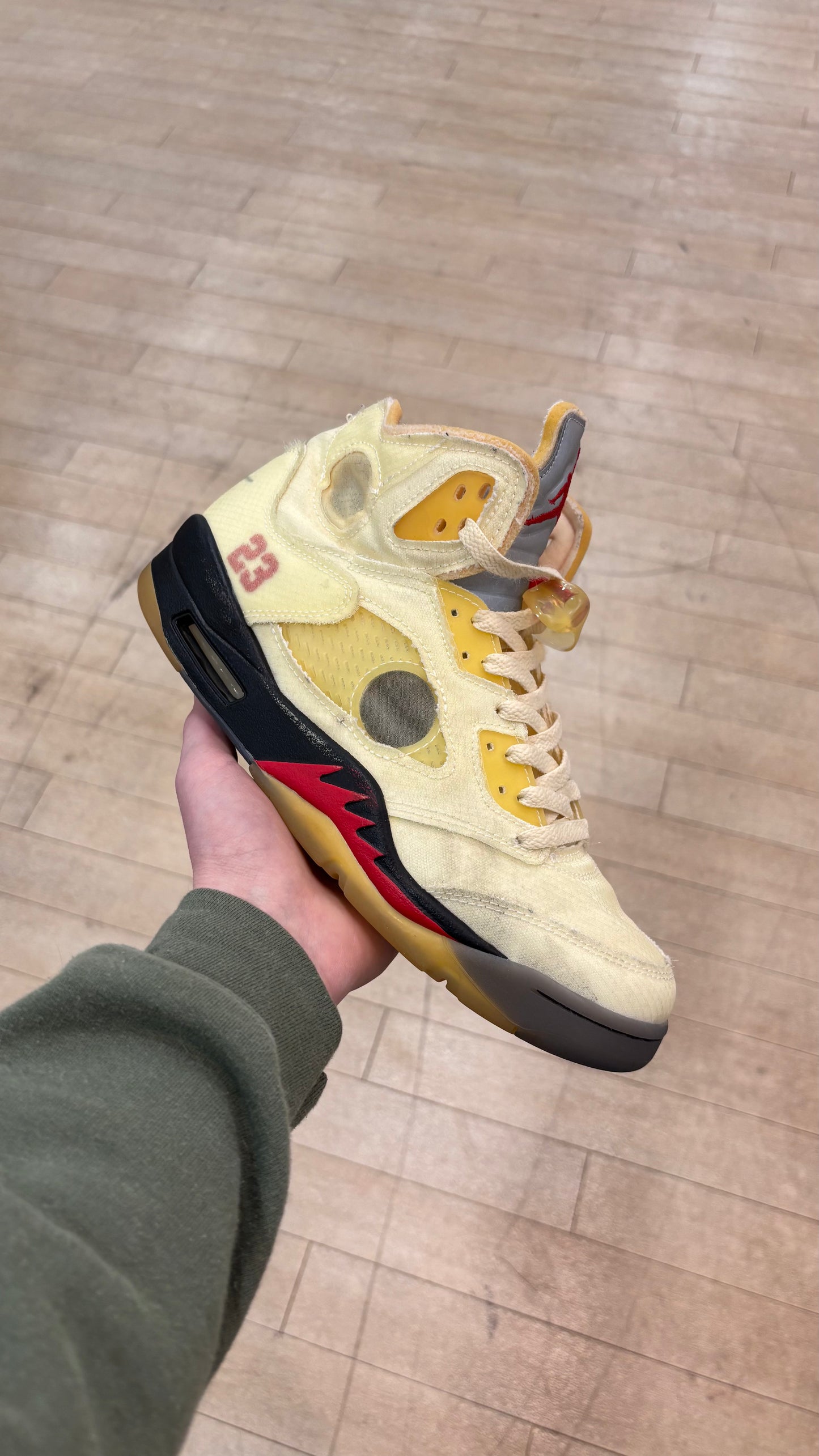 Jordan 5 Off White Sail (Used)