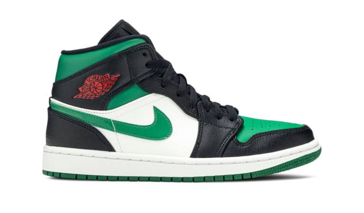 Jordan 1 Mid Green Toe (Used)