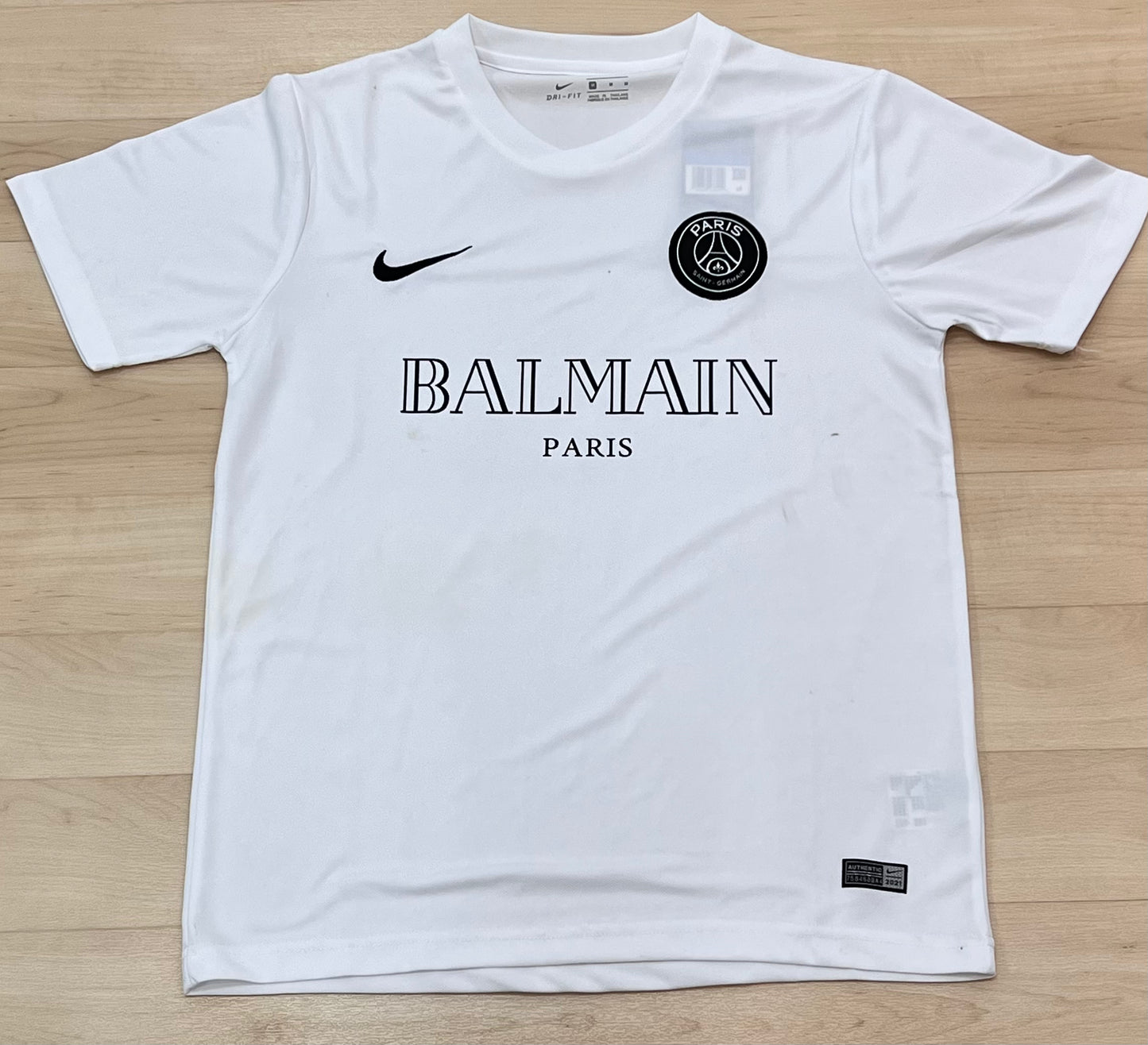 PSG Balmain White Away Jersey (Used)