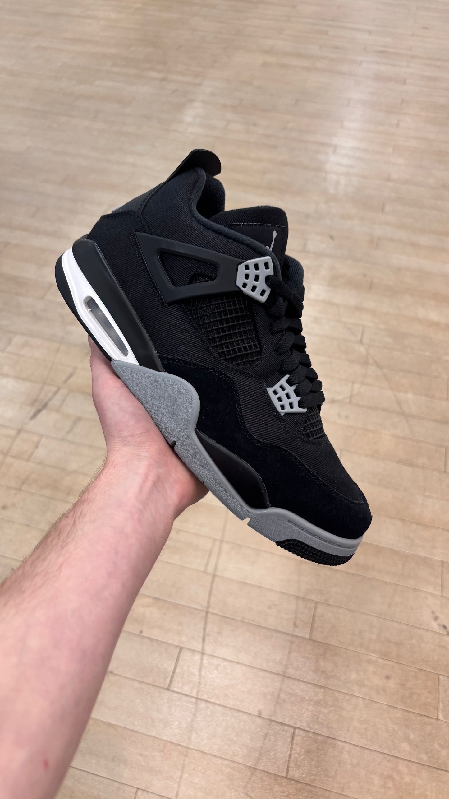 Jordan 4 Black Canvas (Used)