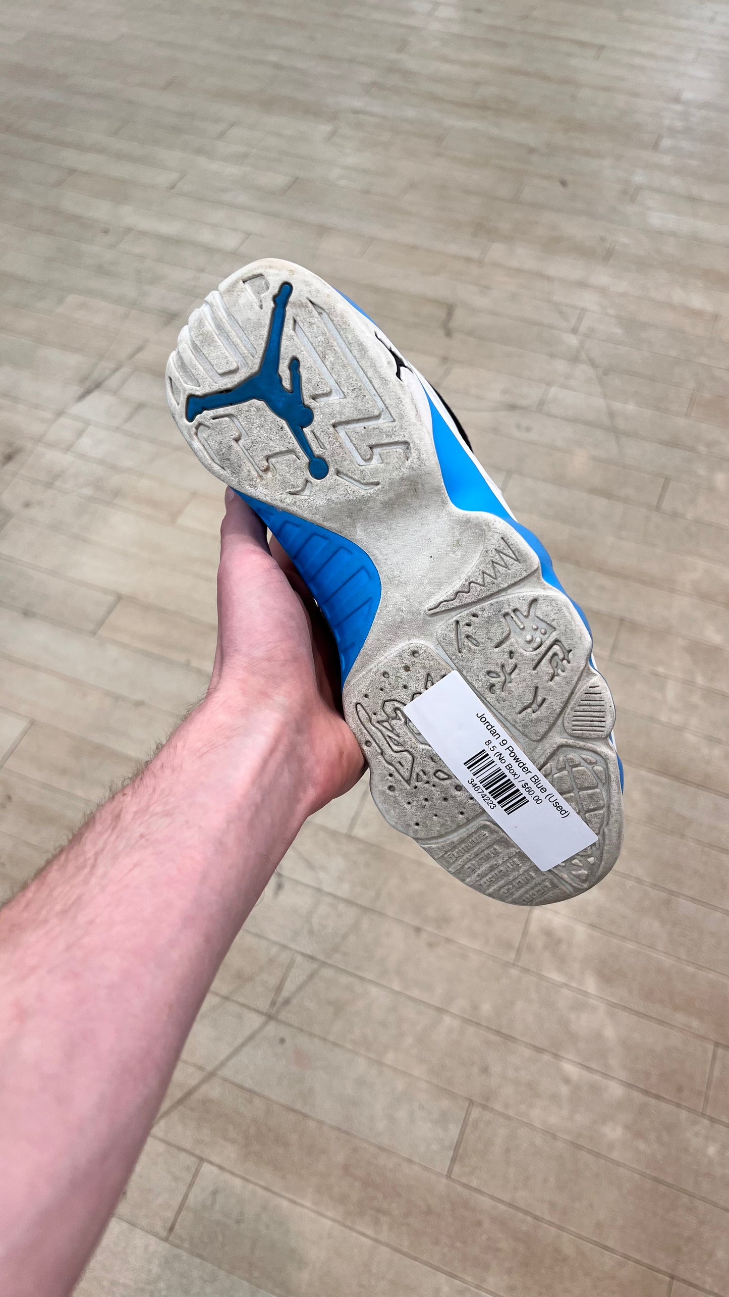 Jordan 9 Powder Blue (Used)