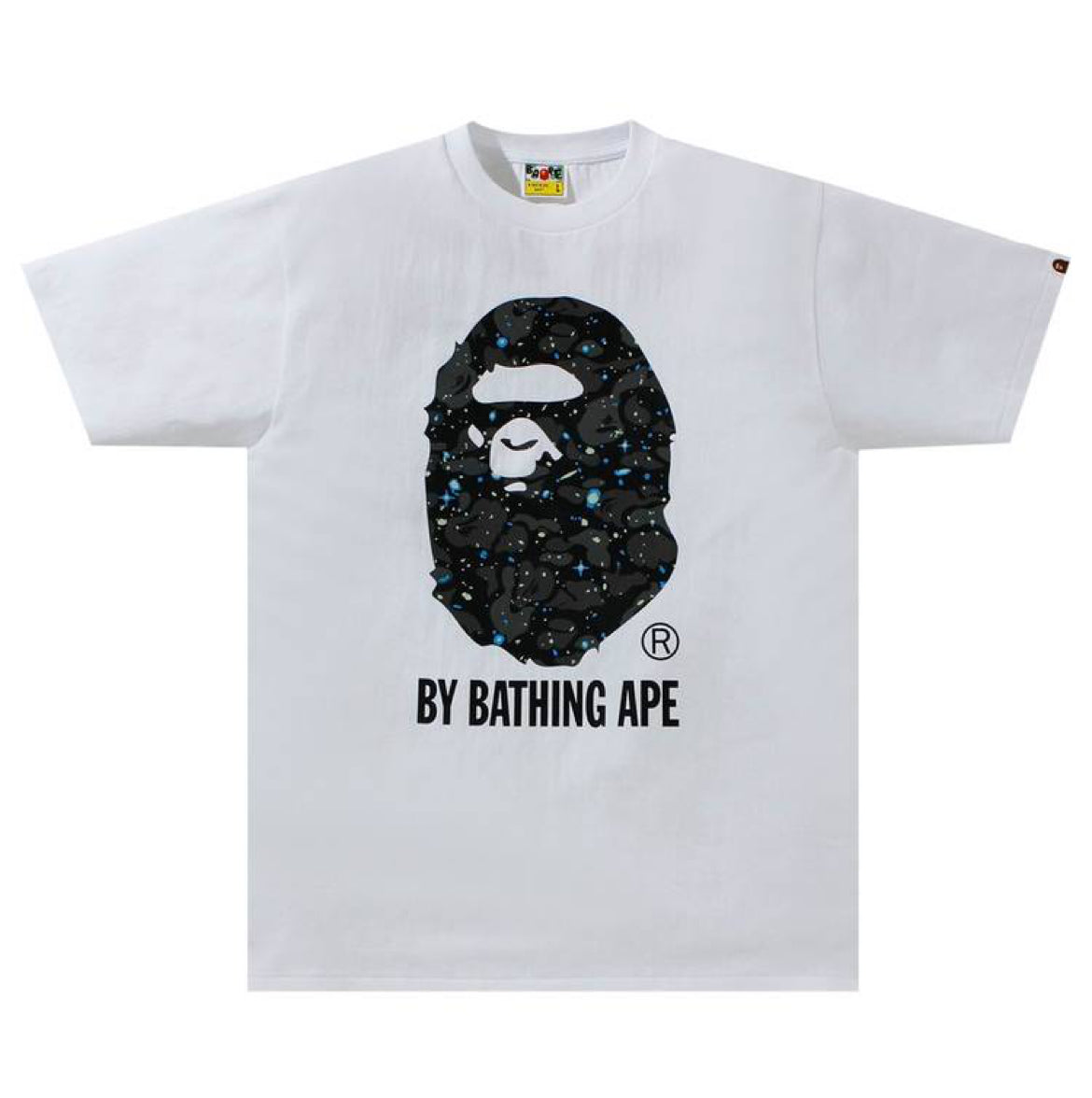 Bape Space Camo White Tee