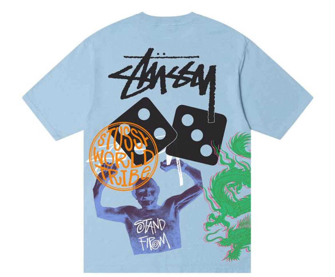 Stussy Strike Tee Sky Blue