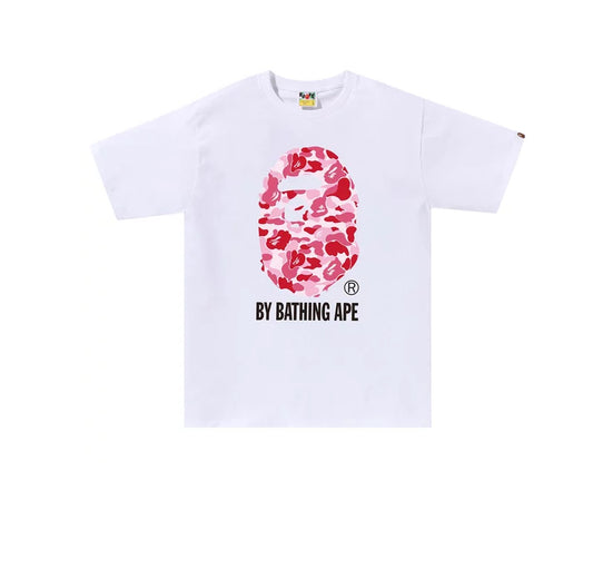 BAPE ABC Camo By Bathing Ape White/Pink Tee