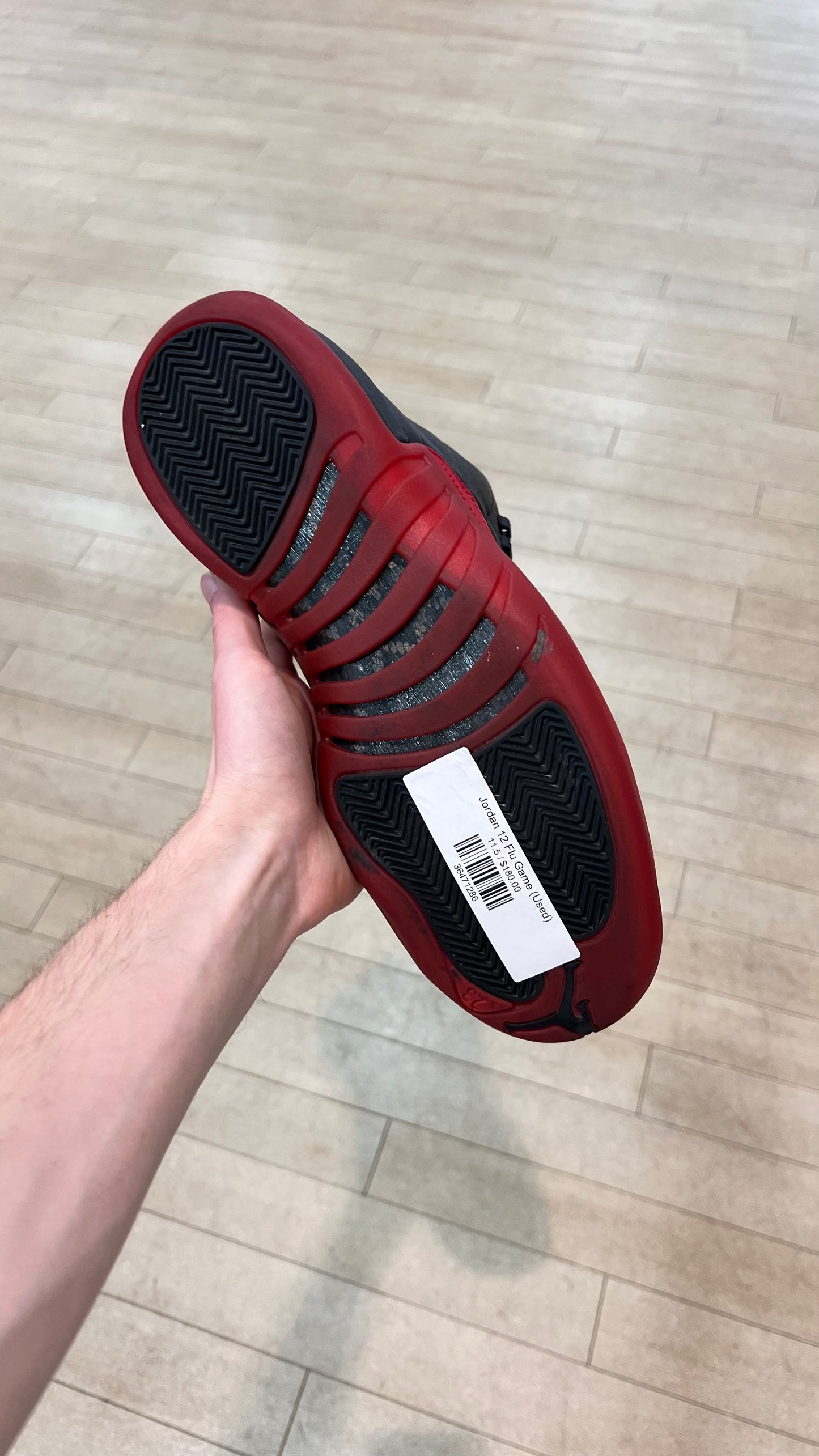 Jordan 12 Flu Game (Used)