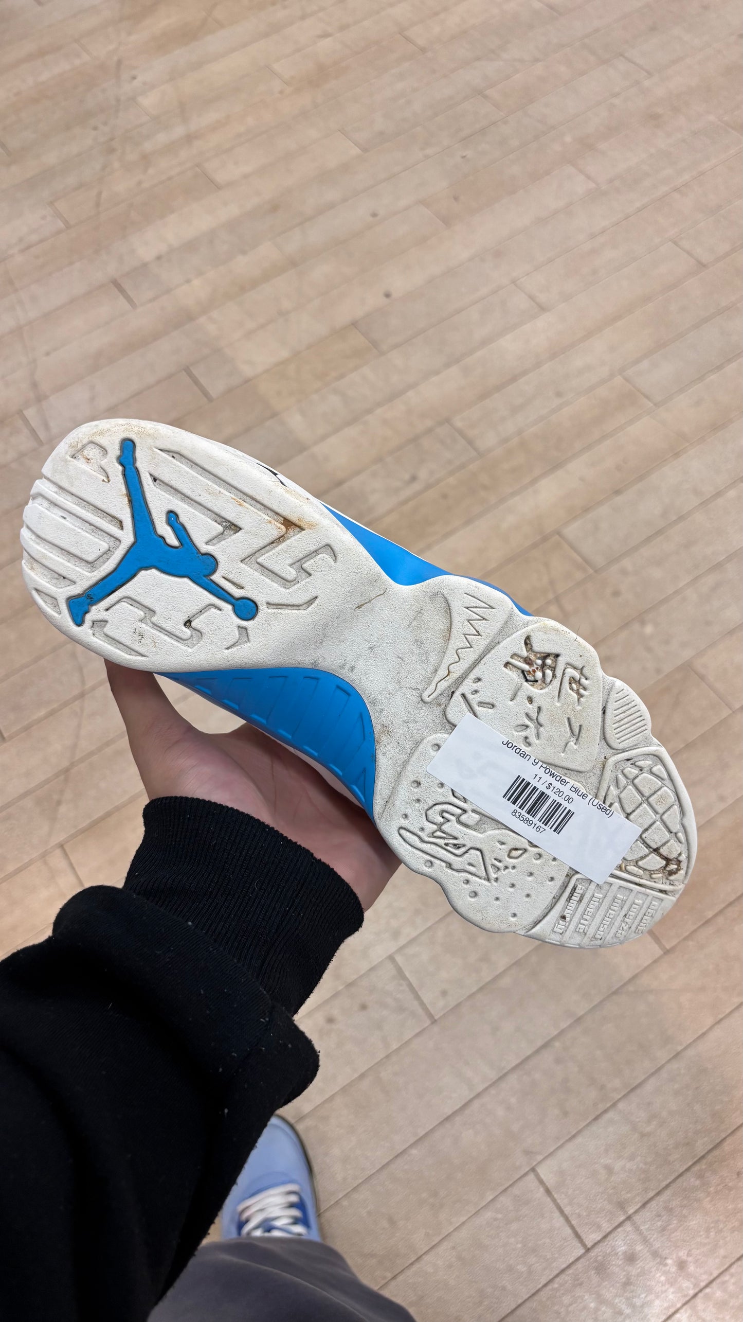 Jordan 9 Powder Blue (Used)