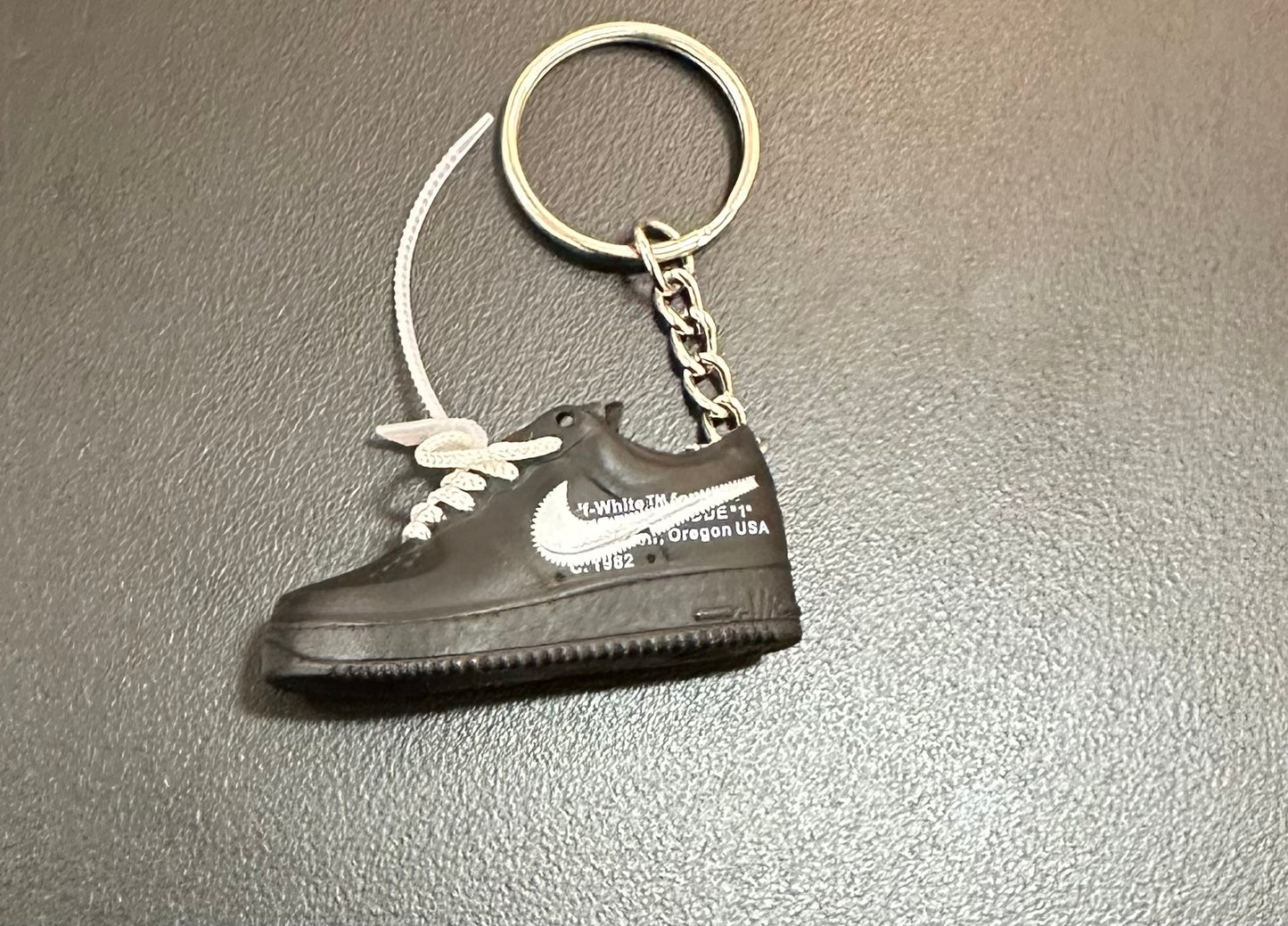 Black/ Silver Air Force Keychain