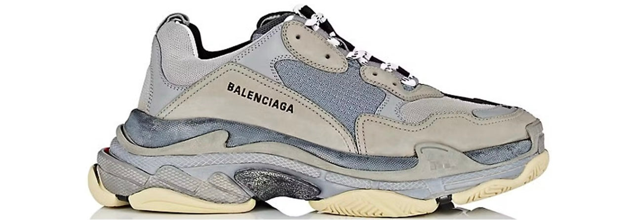 Balenciaga Triple S Split Black Grey (Used)