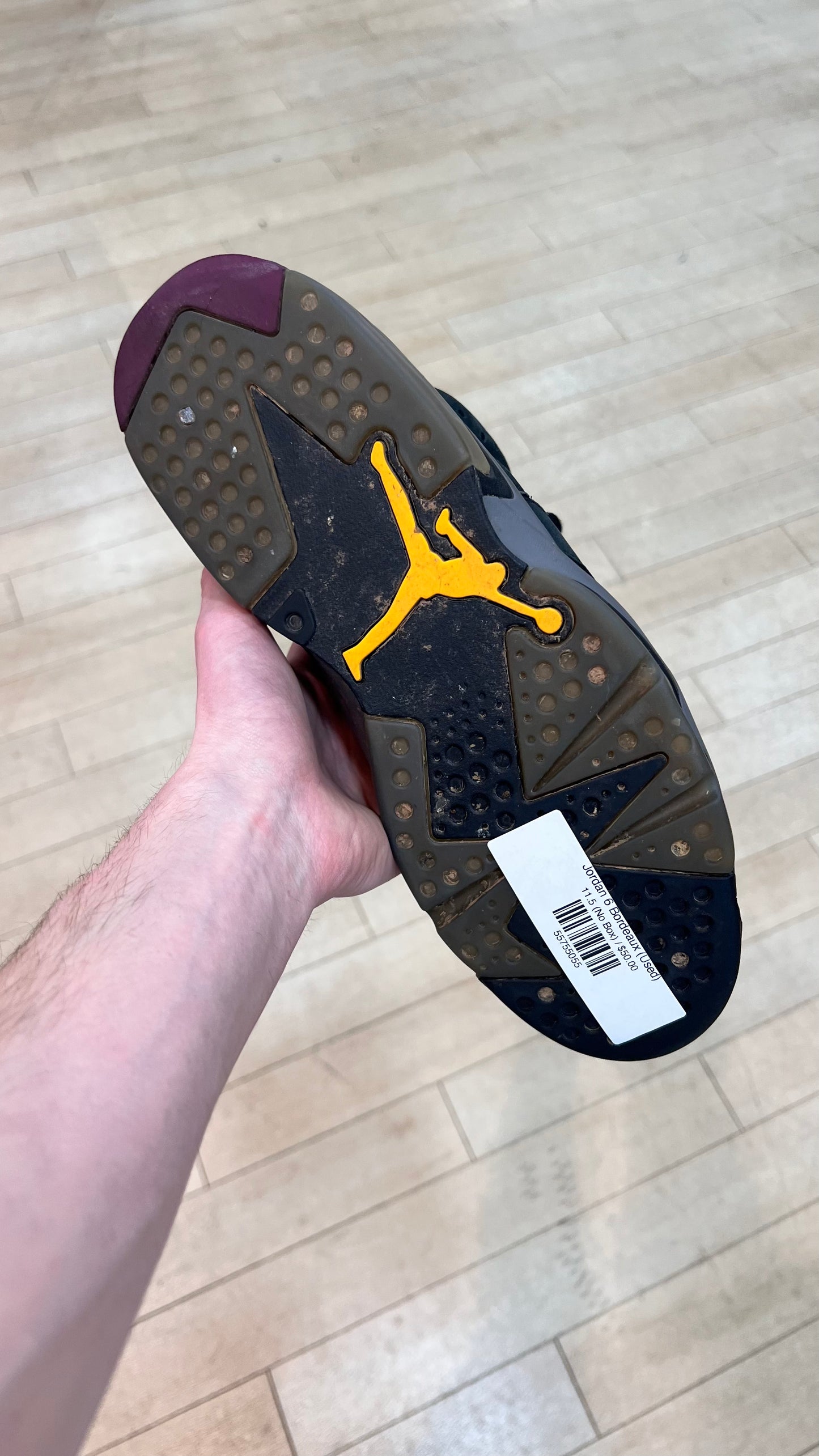 Jordan 6 Bordeaux (Used)