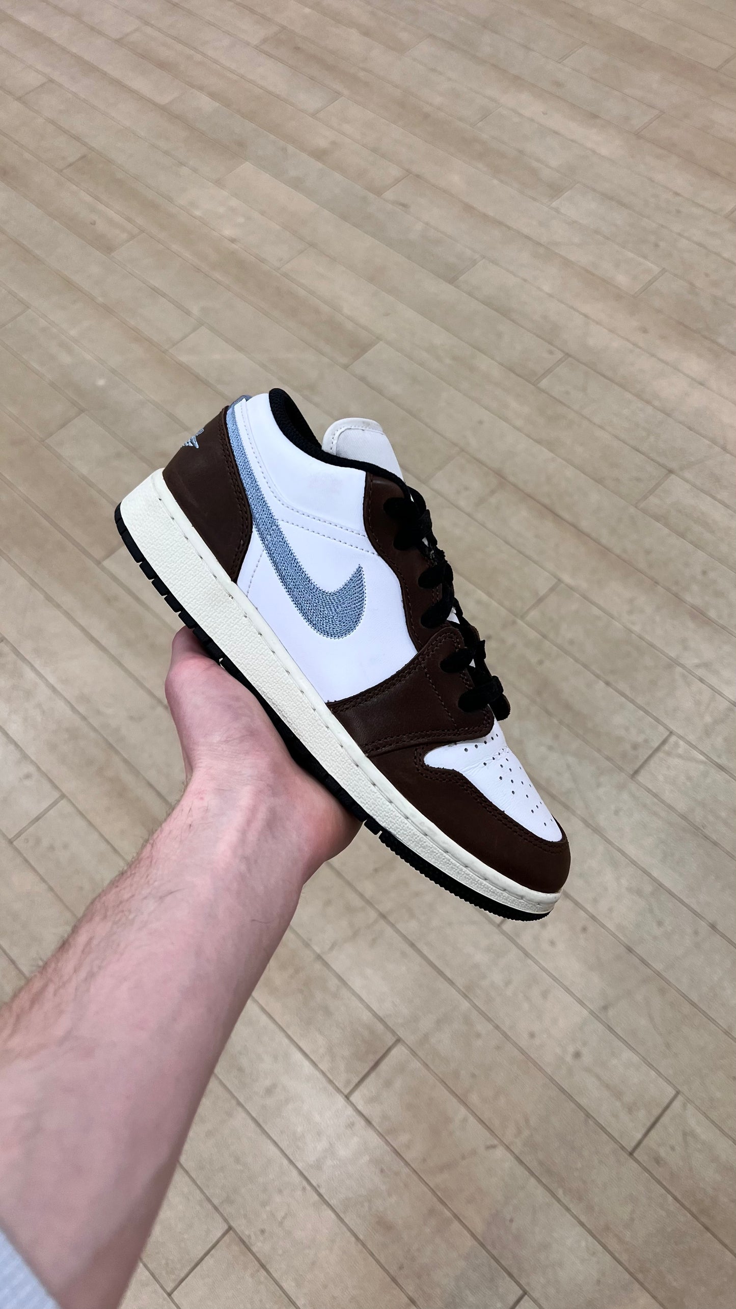 Jordan 1 Low Mocha Blue Grey GS (Used)