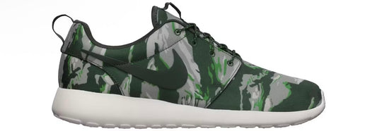 Nike Roshe Run Green Tiger Camo (Used)
