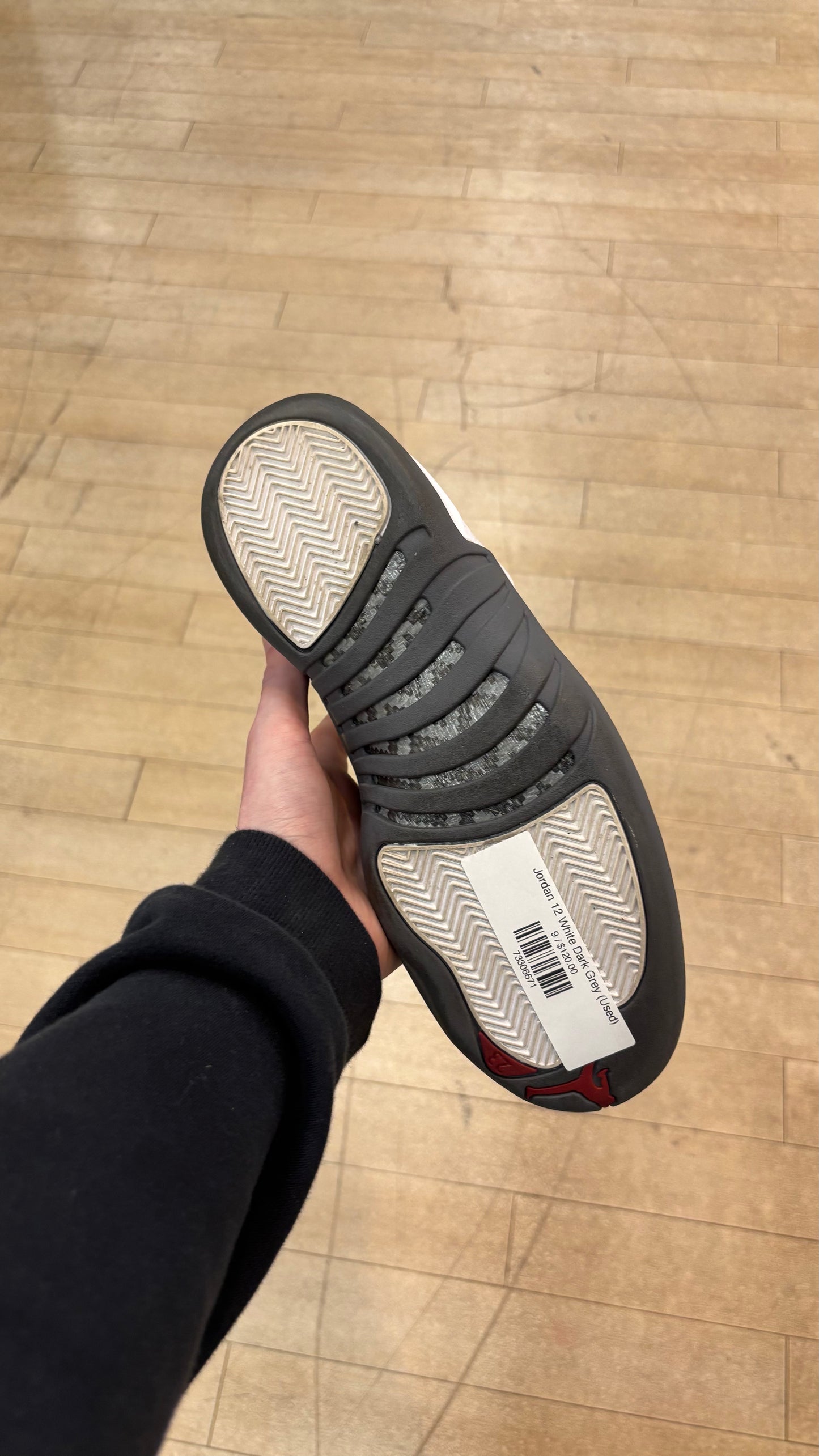 Jordan 12 White Dark Grey (Used)