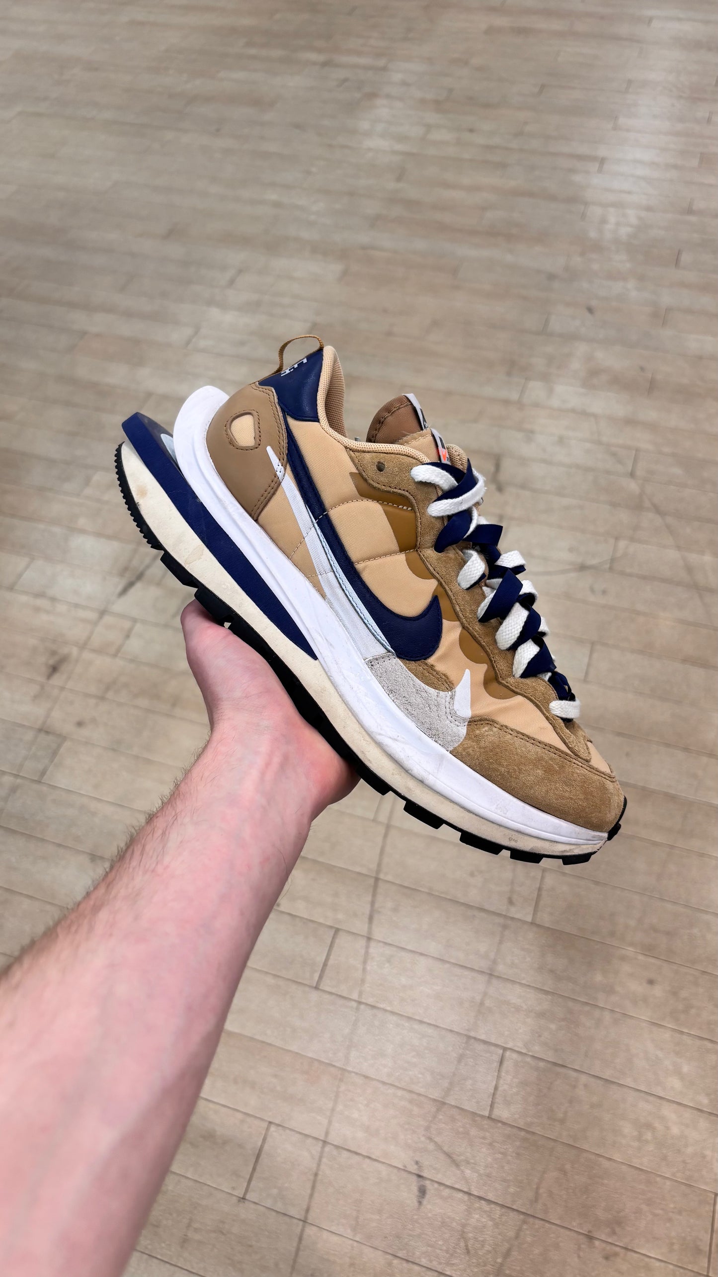 Nike Vaporwaffle Sacai Sesame Blue Void (Used)