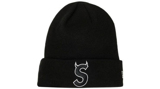 Supreme x New Era S Logo Beanie Black